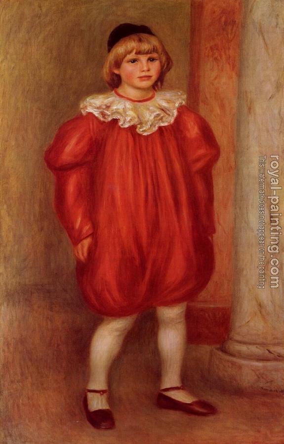 Pierre Auguste Renoir : Claude Renoir in Clown Costume